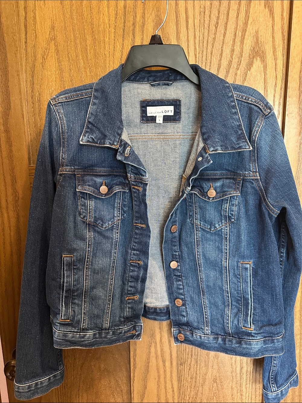 LOFT Blue Denim Jean Jacket